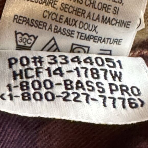 Cabela's HOBBS CREEK Plaid Flannel Shirt Autumn Check Long Sleeve Men Size XL - Picture 12 of 12